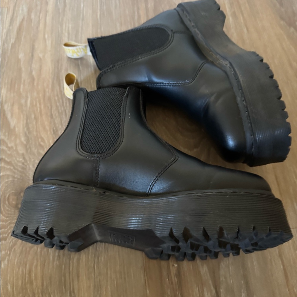 Dr. Martens Black Platform Ankle Boots - Picture 8 of 15